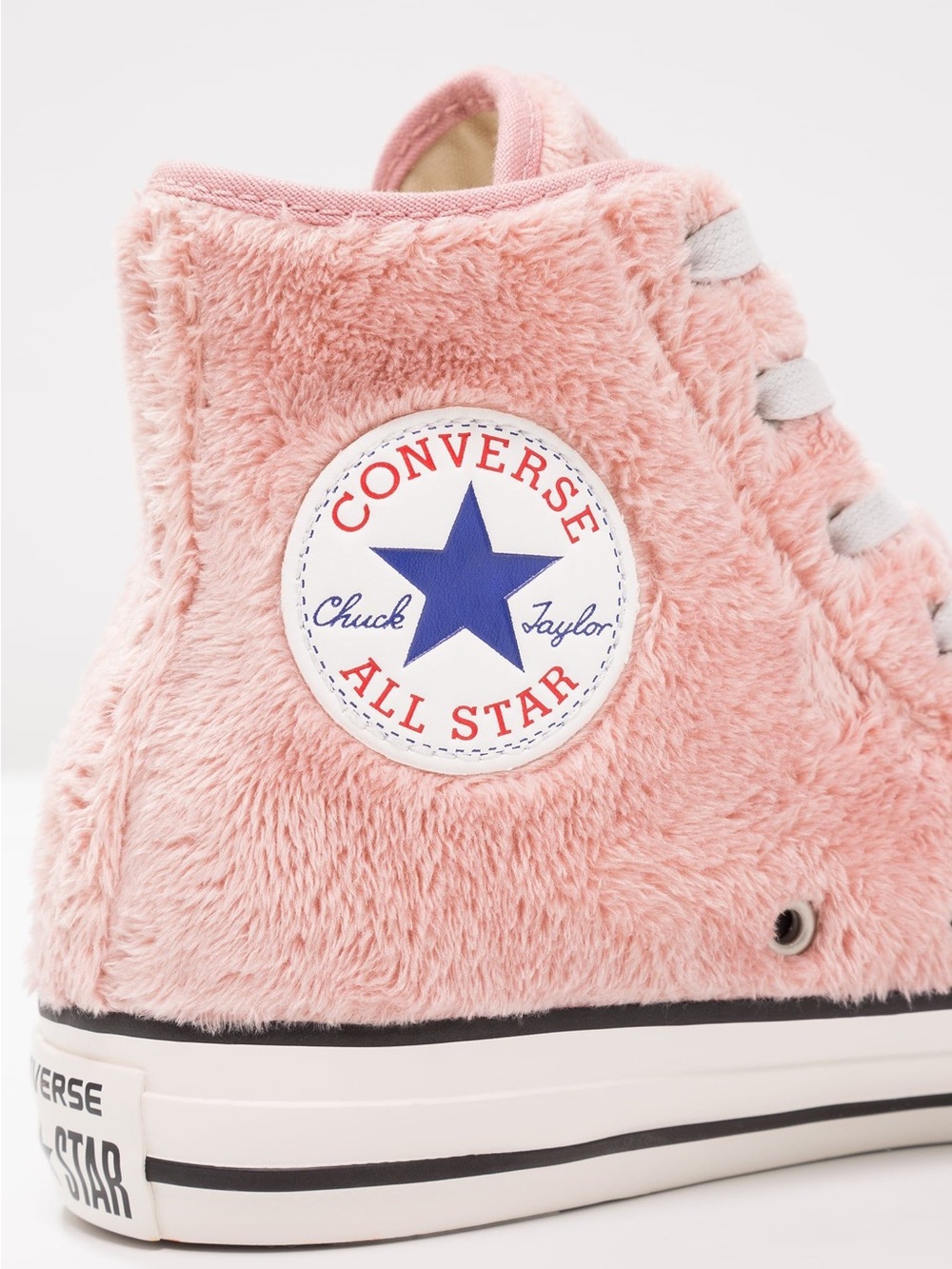 Converse Fuzzy Pink High Top Sneaker